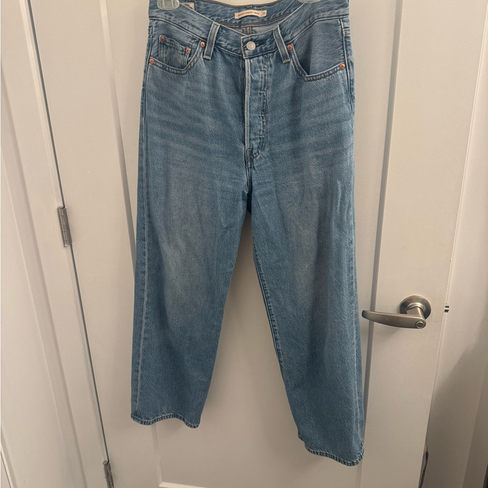 Levi's Blue Ankle & Cropped Jeans - Picture 2 of 2